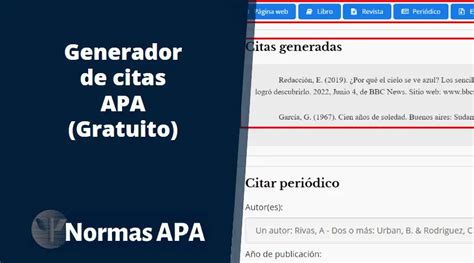 generador de citar en apa|Generador de citas gratuito